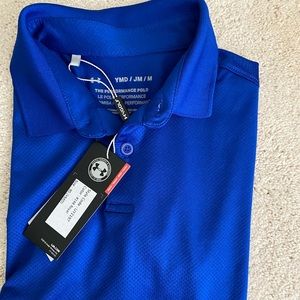 NWT Under Armour Golf Polo Shirt YM